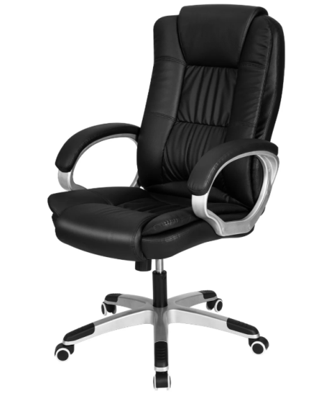 Fotoliu DELI 4524, eco piele, negru